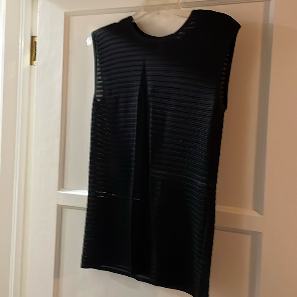 You can wear it as casual or with tights it’s a see-through.